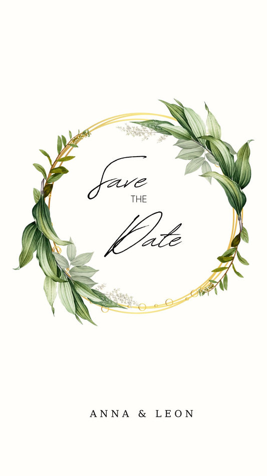 Digitale Hochzeitseinladung