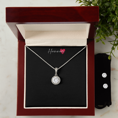 Hope Halskette mit Kubik-Zirkonia Ohrring-Set