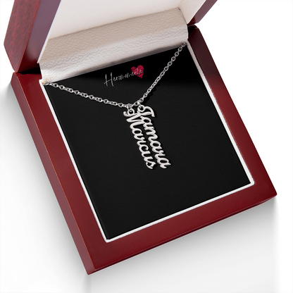 Vertikale Mehrnamen-Halskette